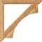 Ekena Millwork Westlake Slat Rough Sawn Bracket w/ Offset Brace, Western Red Cedar, 6"W x 44"D x 44"H BKT0604X44X44WTL06RWR - alternate 4